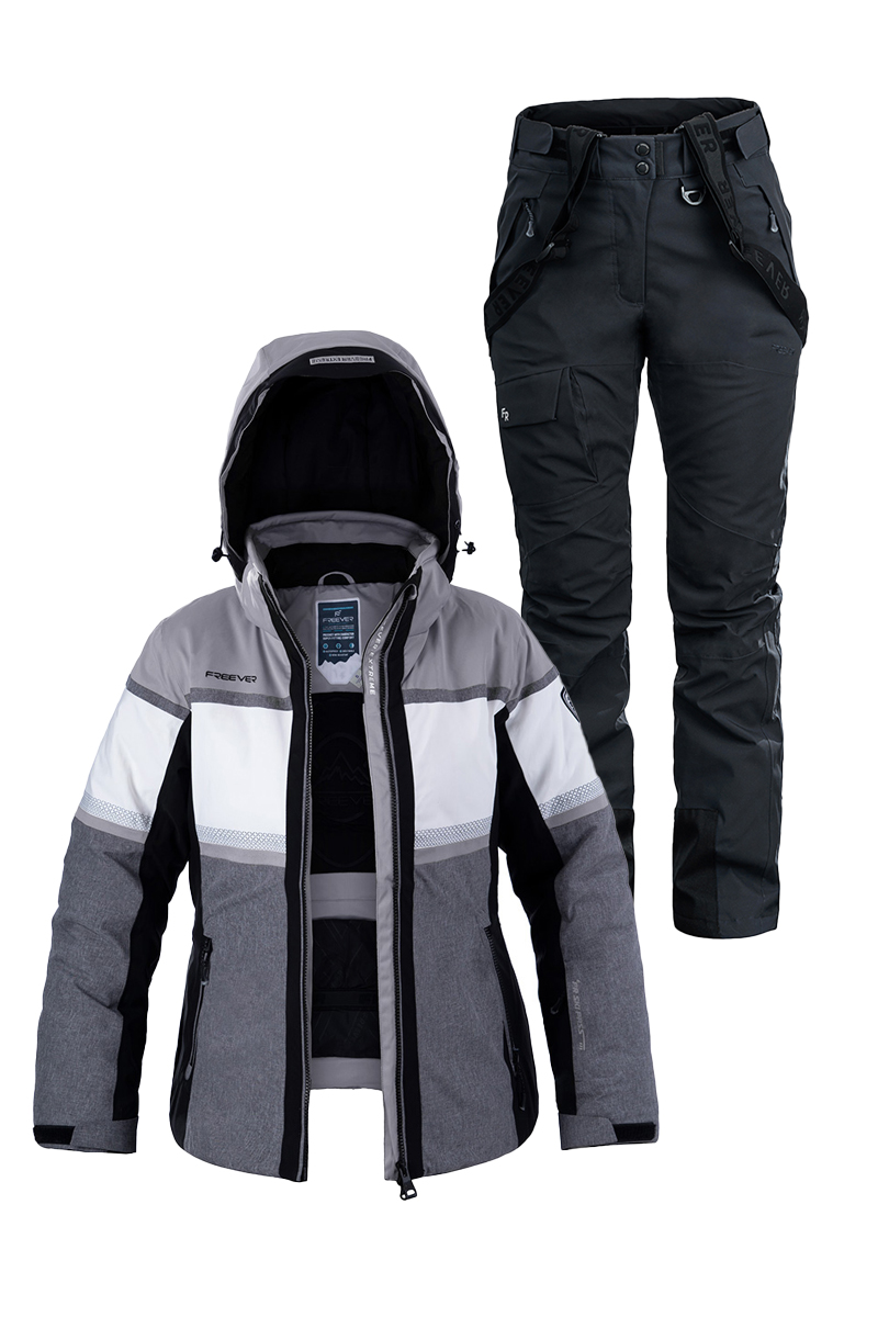 Жіночий лижний костюм FREEVER 21626-030 бежевий