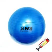 М'ЯЧ ДЛЯ ФІТНЕСУ SNS 75 СМ СИНІЙ З НАСОСОМ FB-75-С 170481161035