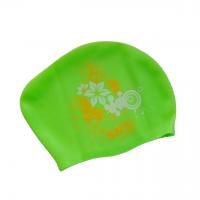 ШАПОЧКА ДЛЯ ПЛАВАННЯ ДЛЯ ДОВГОГО ВОЛОССЯ SNS, LIGHT GREEN FLOWERS 1706966985199