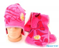 Дитячий набір шапка + шарф Barbie dscf8070